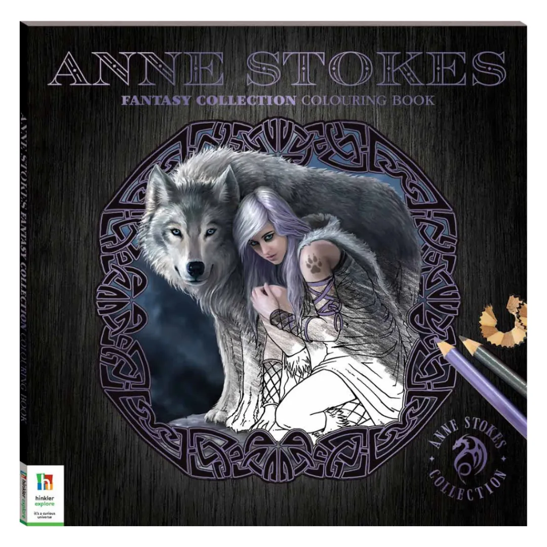 Butterfly Creek Under $100.00 | Under $50.00-Anna Stokes Fantasy Colouring Book | Colouring Book |