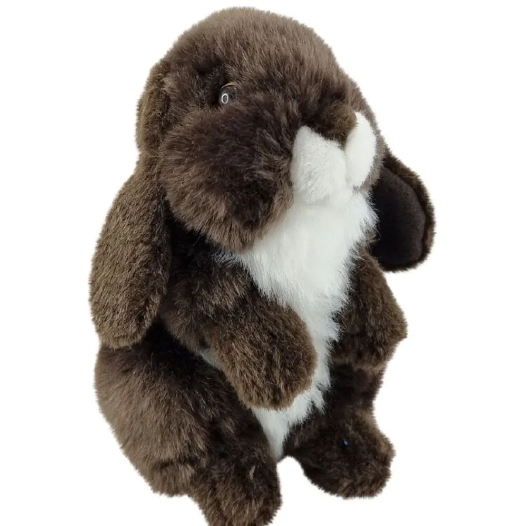 Butterfly Creek Farmyard | Under $50.00-Chocolate Rabbit Plush - Nibbles