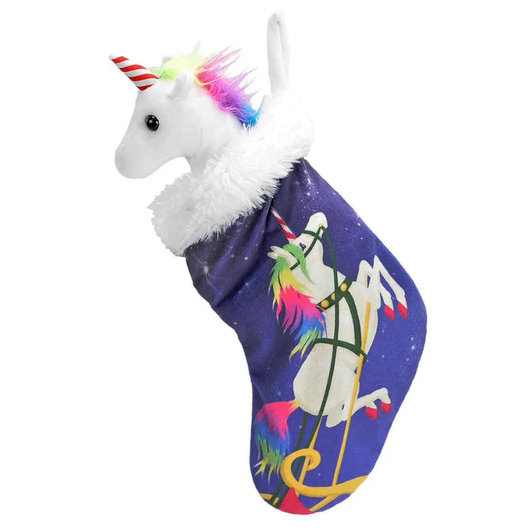 Butterfly Creek Unicorns | Mythical Creatures-Christmas Unicorn Stocking