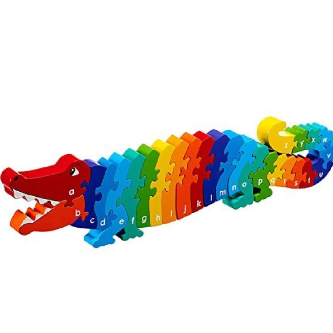 Butterfly Creek Crocodiles | Under $100.00-Conga the Crocodile Puzzle A-Z | Crocodile Puzzle |