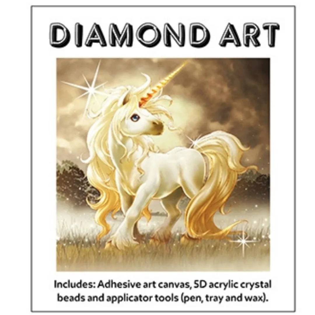Butterfly Creek Unicorns | Mythical Creatures-Diamond Art Magical Unicorn Activity