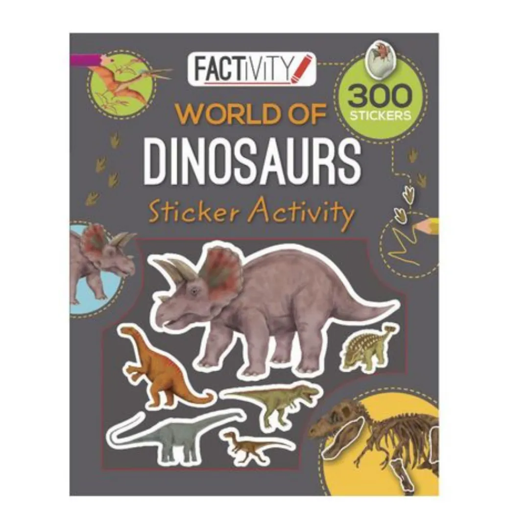 Butterfly Creek Dinosaurs | Under $50.00-Dinosaur Factivity Sticker Book