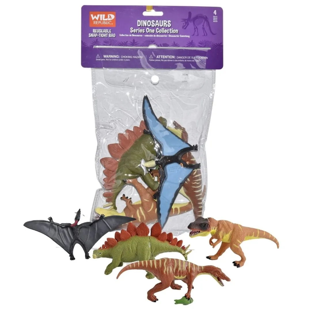 Butterfly Creek Dinosaurs | Under $30.00-Dinosaur Figurines - 4 Piece Collection