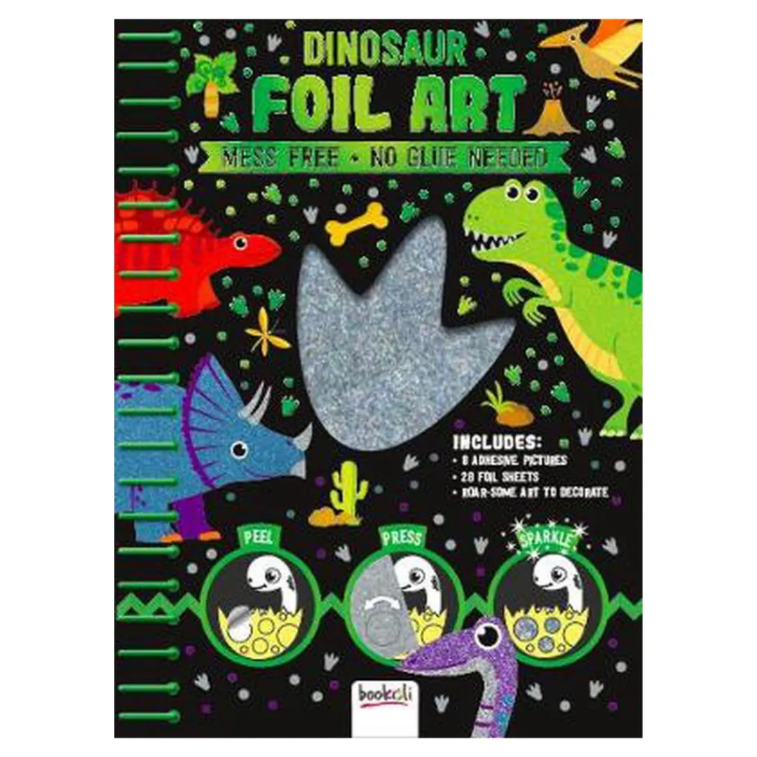 Butterfly Creek Dinosaurs | Under $100.00-Dinosaur Foil Art Book | Foil Art Book |