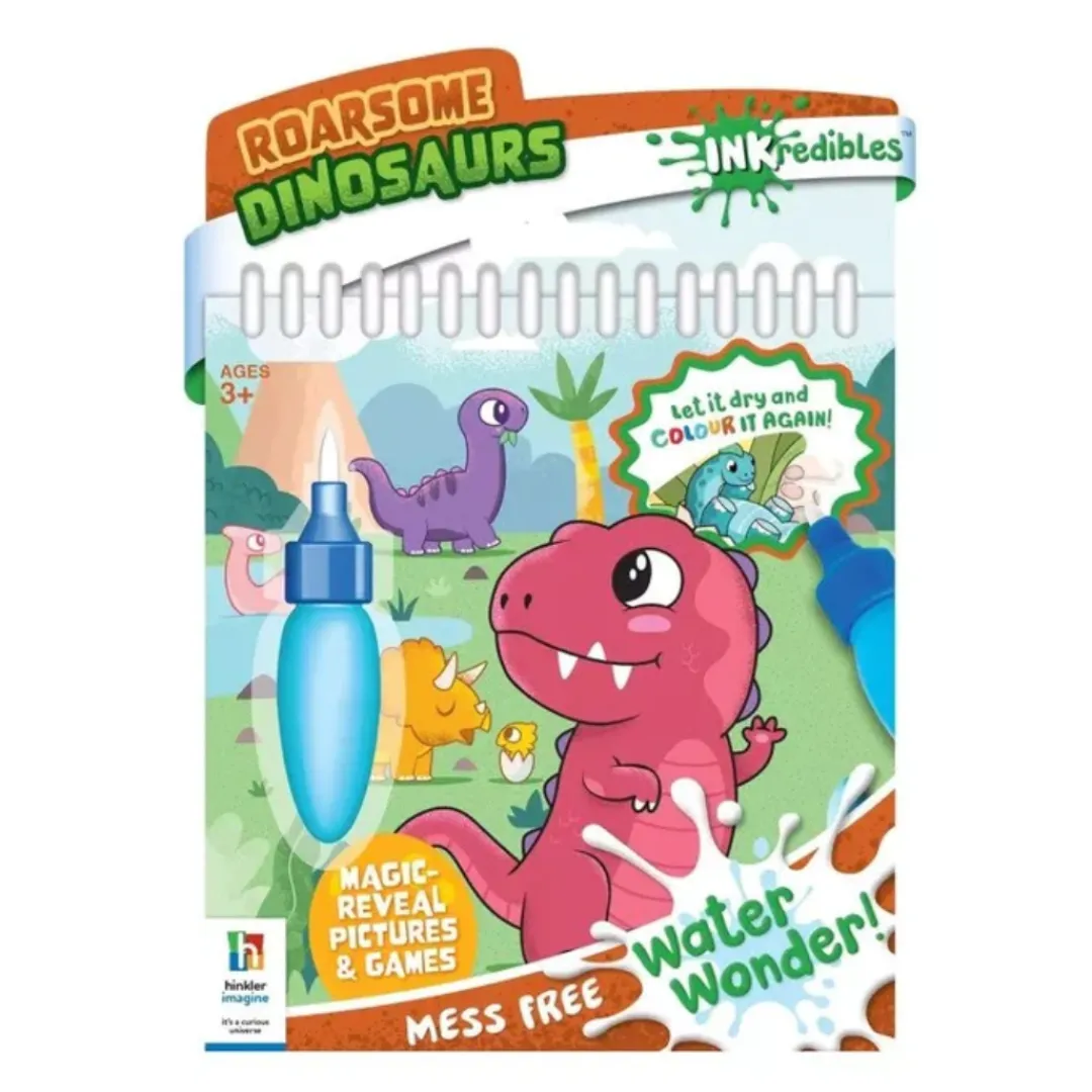 Butterfly Creek Dinosaurs | Under $100.00-Dinosaur Inkredibles Water Wonder Activity Book