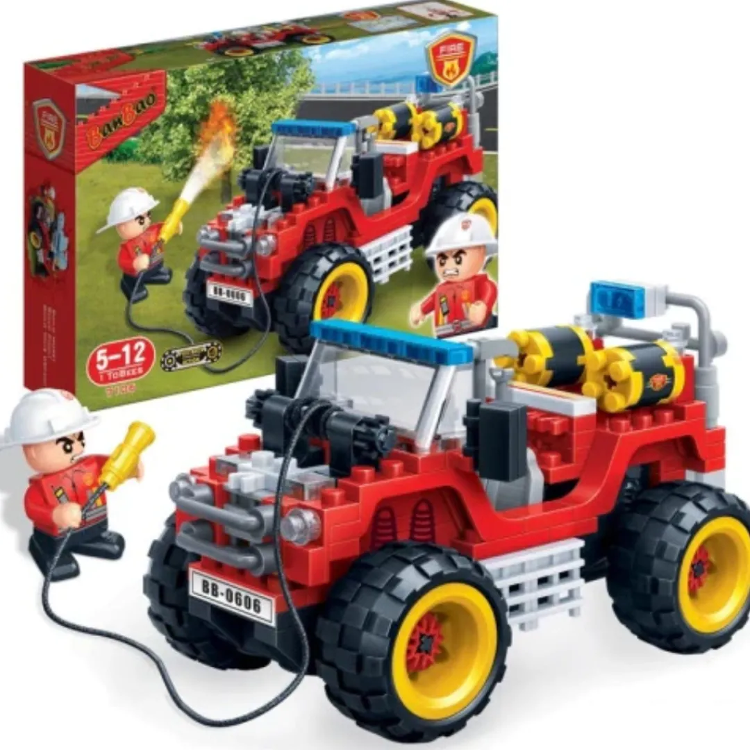 Butterfly Creek Under $100.00 | Under $50.00-Fire Jeep Building Set | Banbao Building Set |