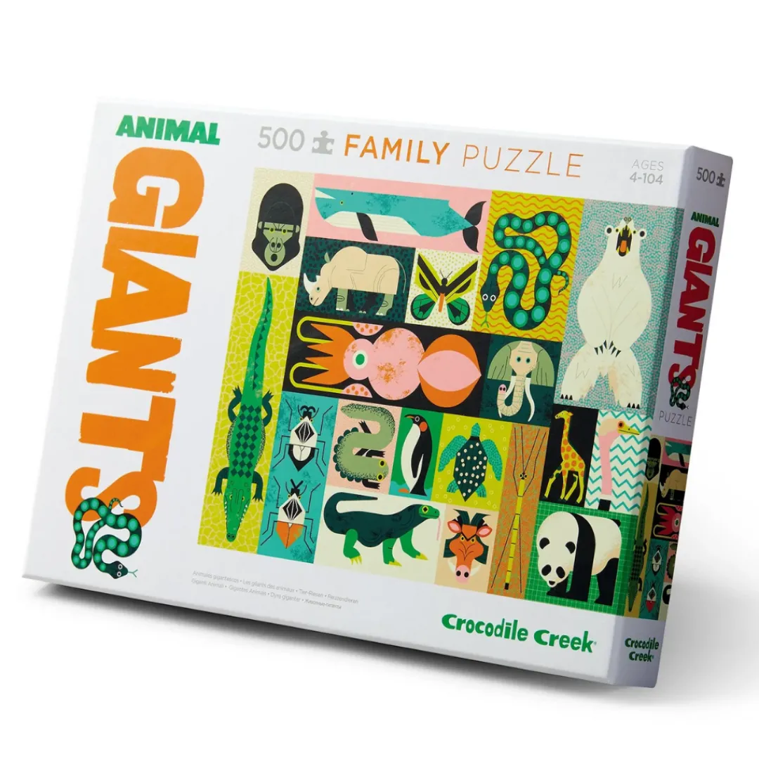 Butterfly Creek Under $100.00 | Under $50.00-Giant Animal Family Puzzle