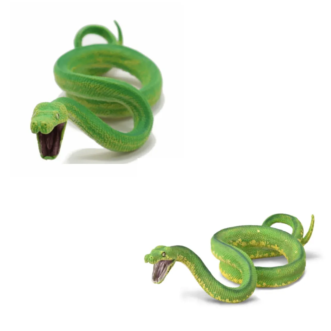 Butterfly Creek Snakes | Under $100.00-Green Tree Python Figurine | Collecta Figurines |