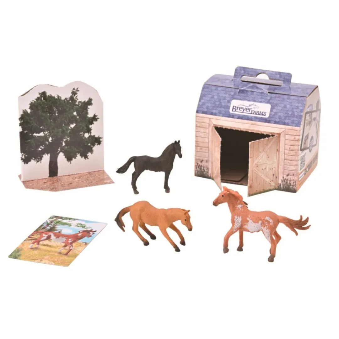 Butterfly Creek Under $50.00 | Under $30.00-Horse Barn Set GiftBox Mini