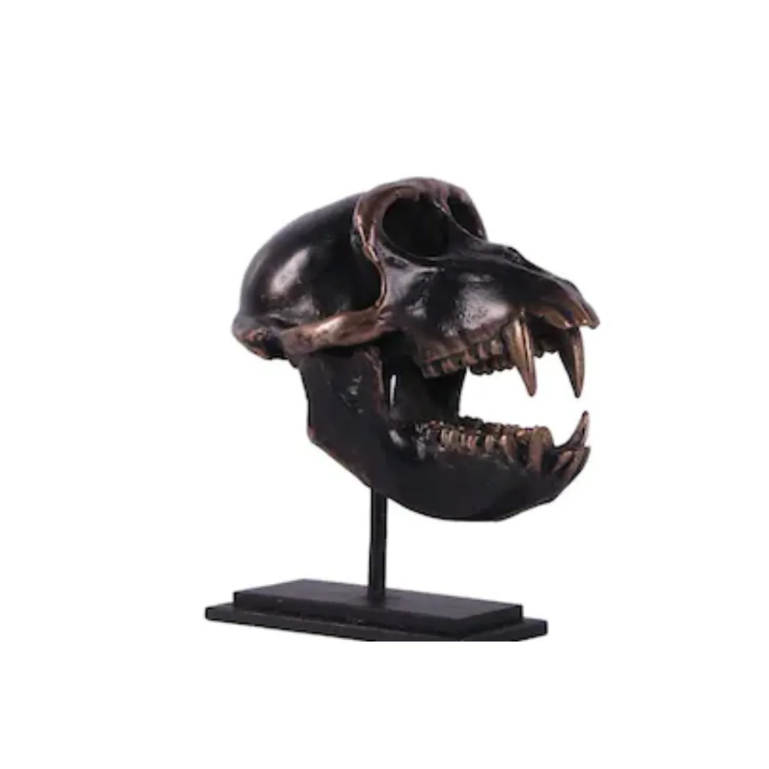 Butterfly Creek Mythical Creatures | Dinosaurs-Macaque Skull | Macaque Replica Skull |
