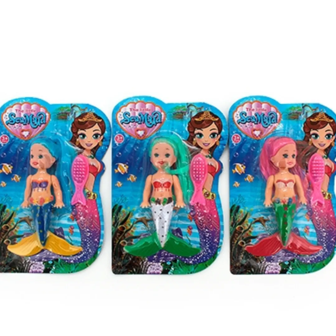 Butterfly Creek Mythical Creatures | Under $100.00-Mermaid Doll 12cm 3 assorted