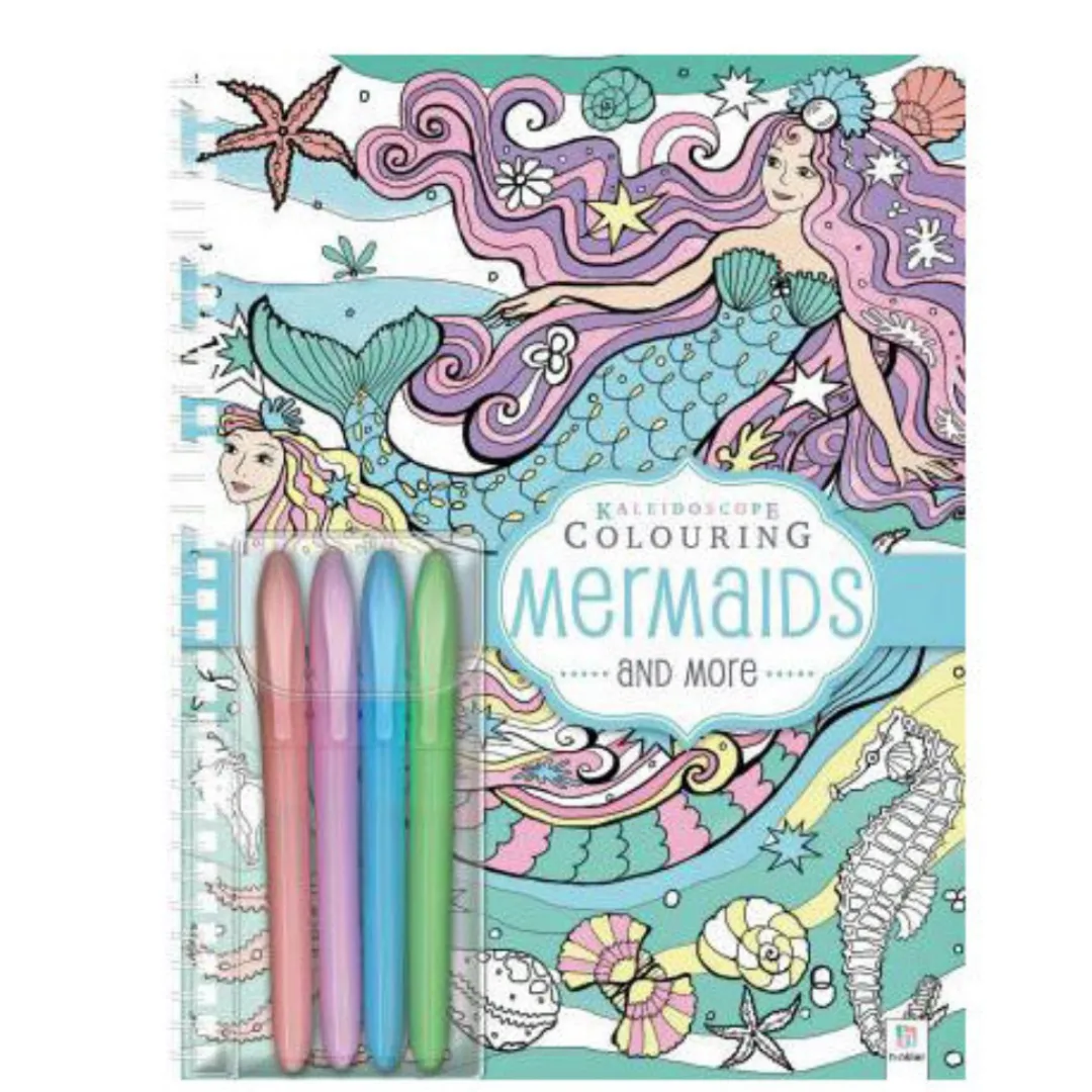 Butterfly Creek Mythical Creatures | Under $100.00-Mermaids Coloring Book - Kaleidoscope