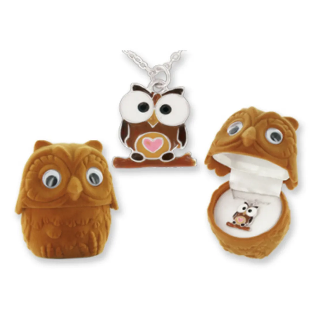 Butterfly Creek Under $100.00 | Under $50.00-Owl Pendant