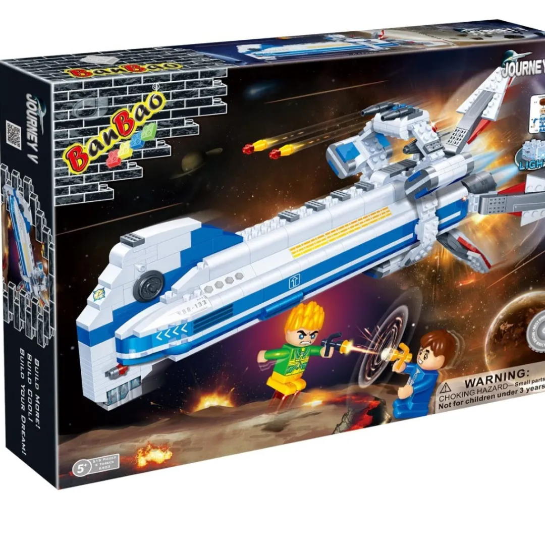 Butterfly Creek Under $100.00 | Under $50.00-Spaceship Building Set | Banbao Building Set |