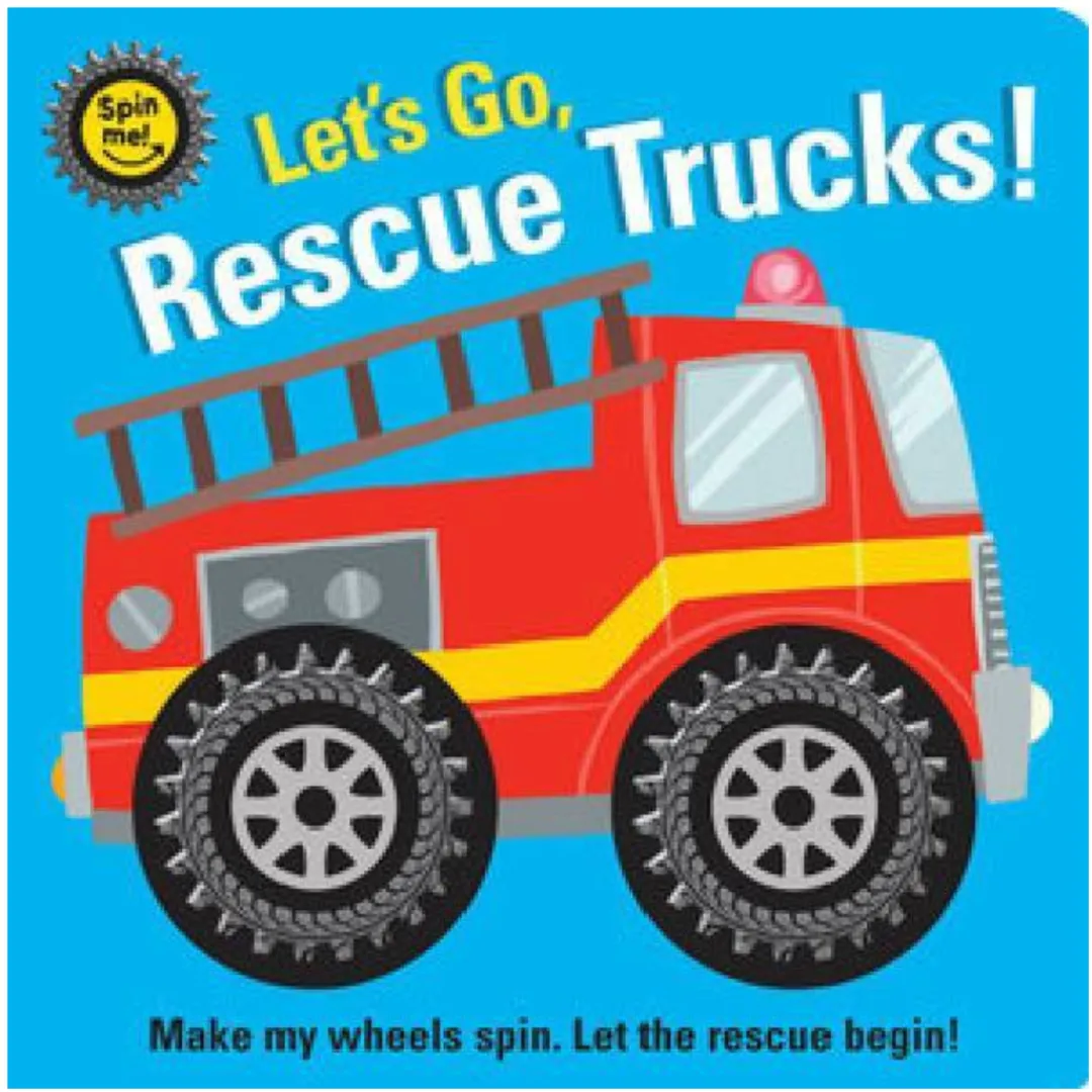 Butterfly Creek Under $50.00 | Under $30.00-Spin Me Rescue Trucks Fidget Book