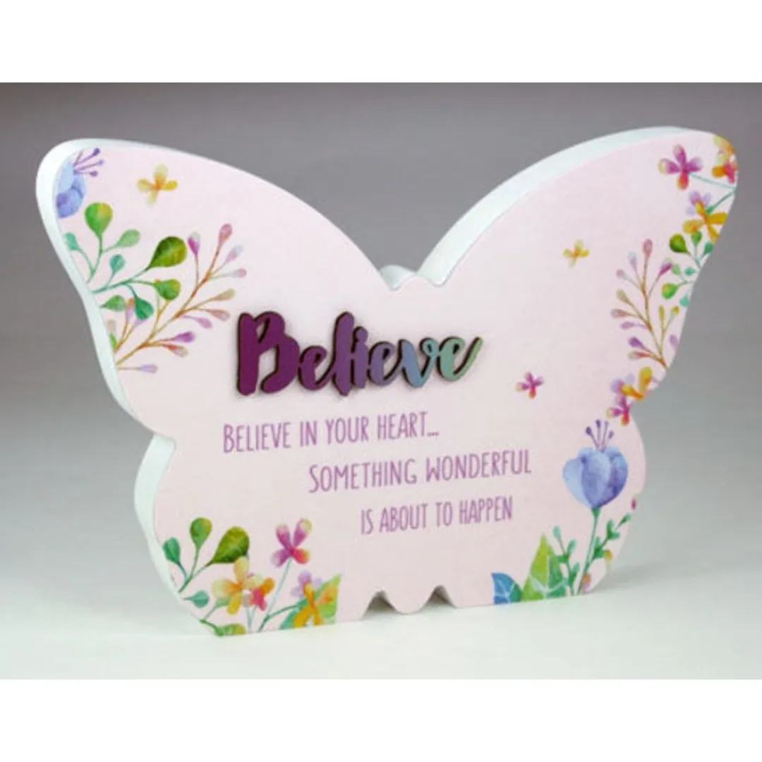 Butterfly Creek Under $50.00 | Under $30.00-Spring Butterfly Plaque - Dreams
