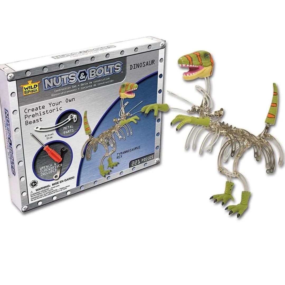 Butterfly Creek Dinosaurs | Under $100.00-T-Rex Nuts And Bolts | Dinosaur Building Set |