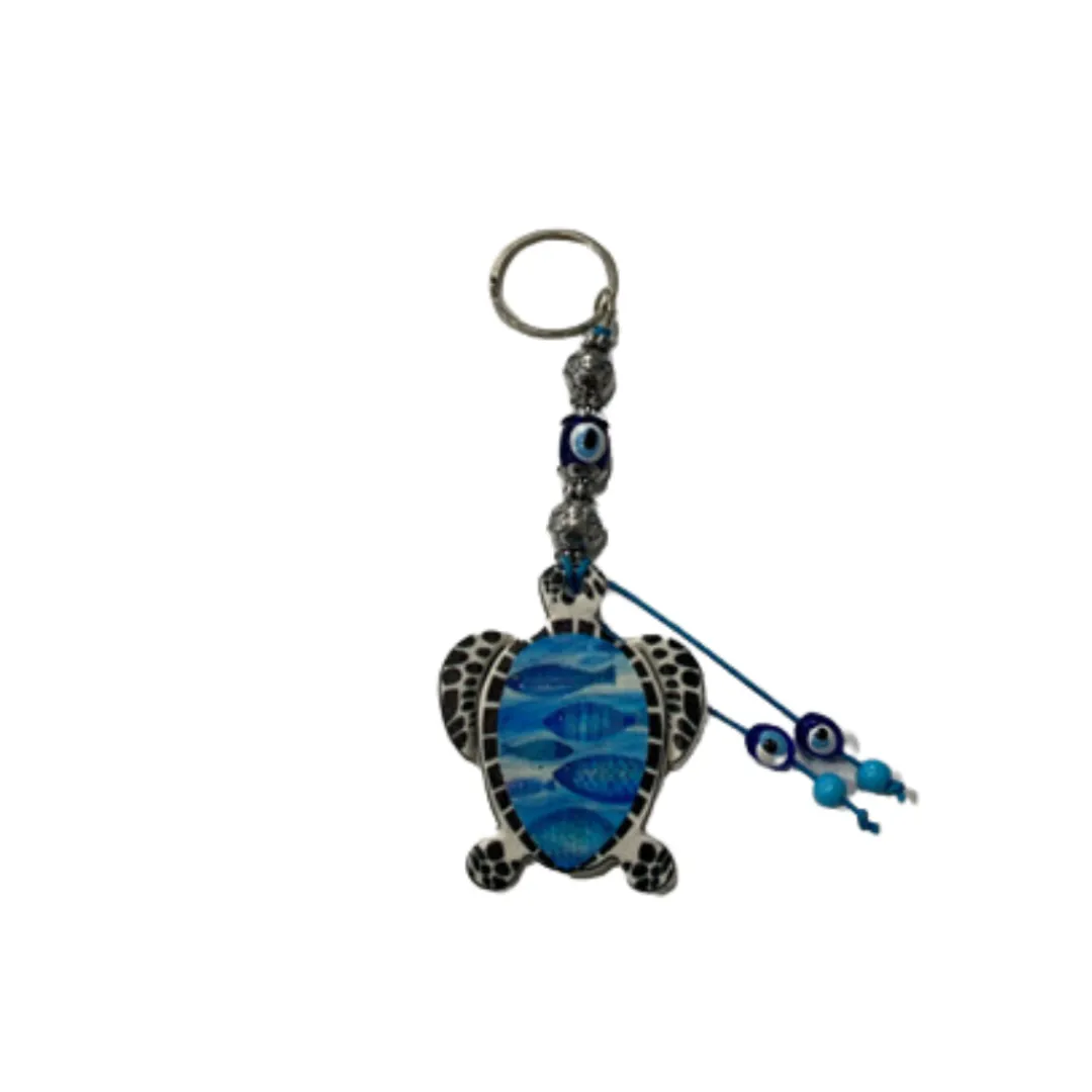 Butterfly Creek Accessories | Under $100.00-Turkish Turtle Key Ring | Turkish Key Rings |