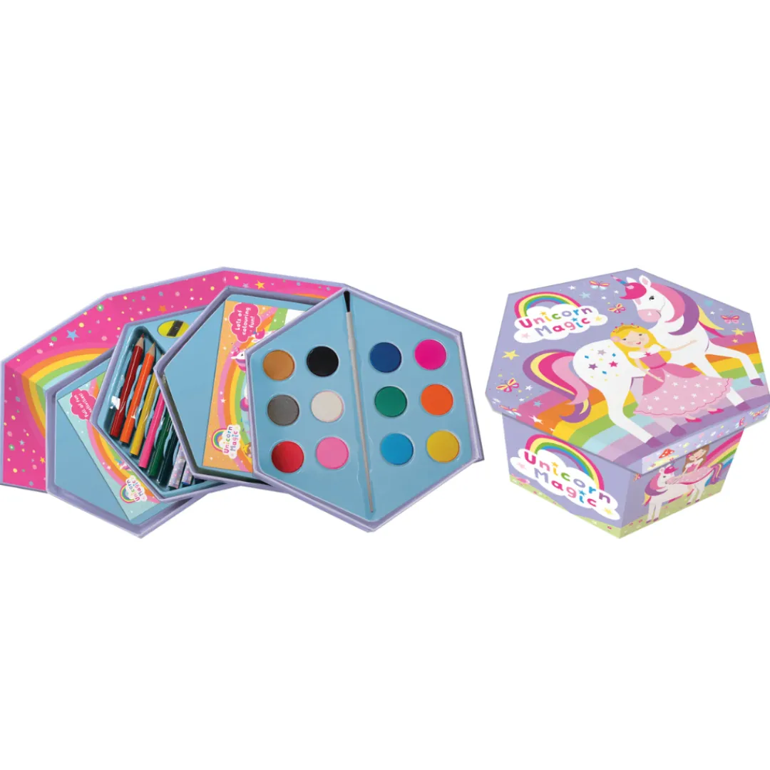 Butterfly Creek Unicorns | Mythical Creatures-Uni Magic Coloring Drawer