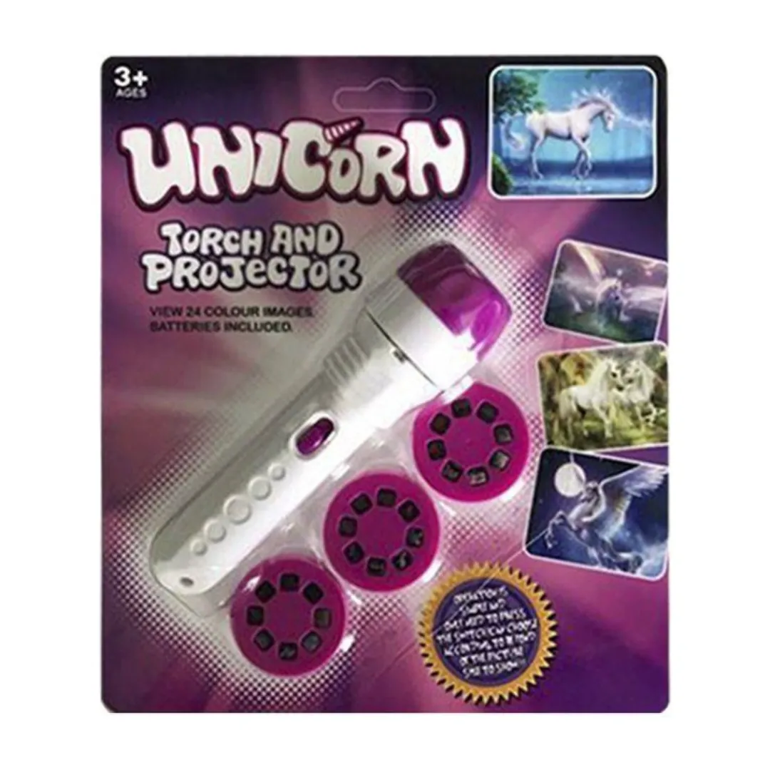 Butterfly Creek Unicorns | Mythical Creatures-Unicorn Mini Torch and Projector