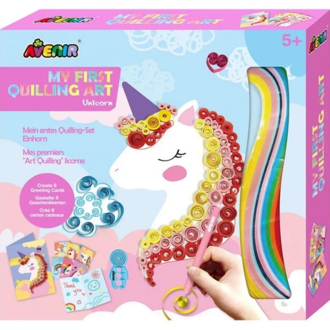 Butterfly Creek Unicorns | Mythical Creatures-Unicorn Quilling Art Activity Kit