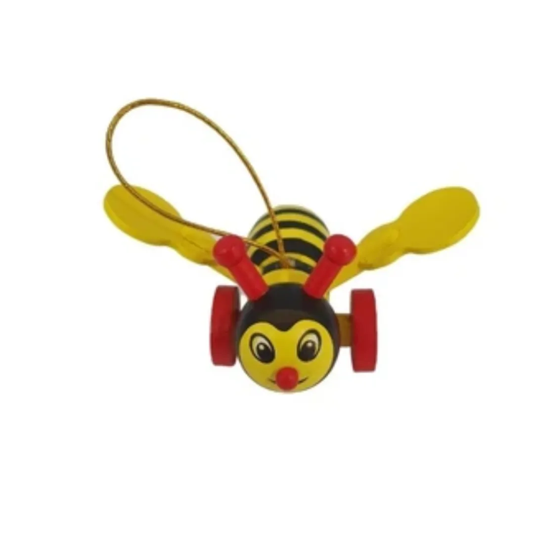 Butterfly Creek Under $100.00 | Under $50.00-Wooden Buzzy Bee Ornament | Buzzy Bee |
